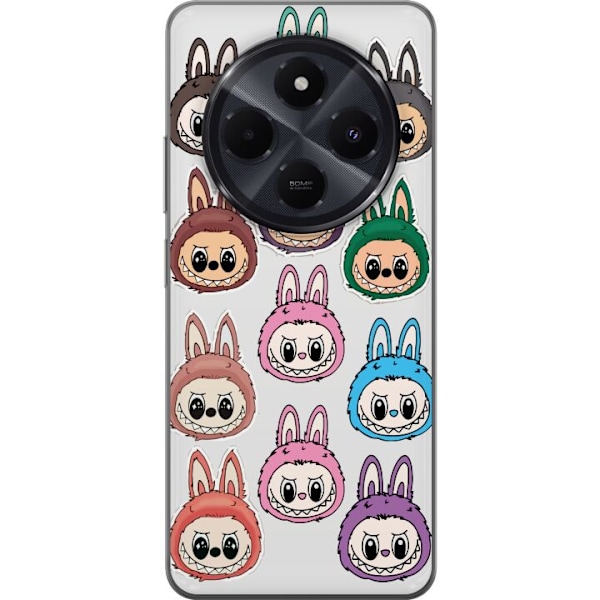 Xiaomi Redmi A4 Läpinäkyvä kuori Labubu Macaron Monster - S