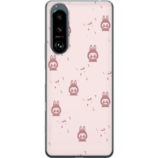 Sony Xperia 5 III Läpinäkyvä kuori Labubu Neon Pop - Neonv