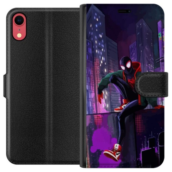 Apple iPhone XR Lompakkokotelo Fortnite - Spider-Man