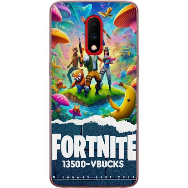 OnePlus 7 Genomskinligt Skal Fortnite