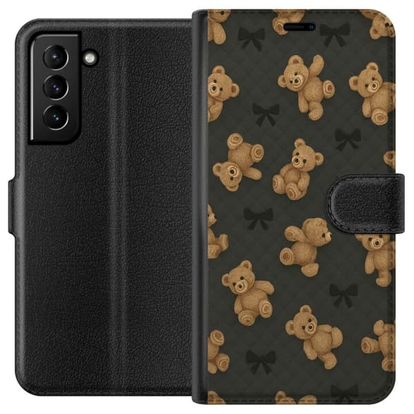 Kompatibel Tegnebogsetui til Samsung Galaxy S21+ 5G Teddy Knus