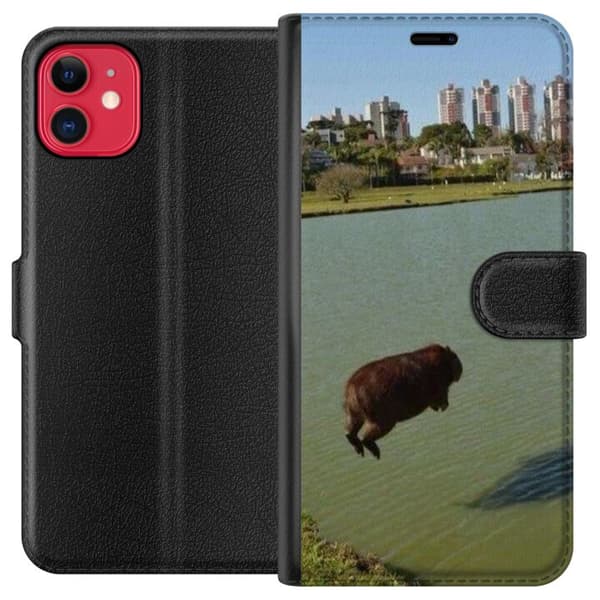 Kompatibel Tegnebogsetui til Apple iPhone 11 Capybara