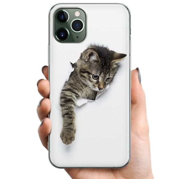 Apple iPhone 11 Pro TPU Mobilcover Kat
