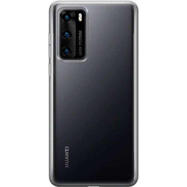 Huawei P40 Läpinäkyvä Kuoret TPU
