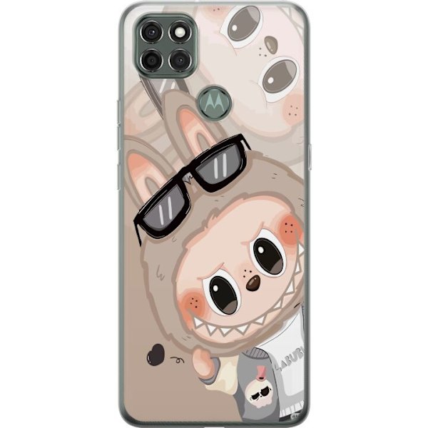 Motorola Moto G9 Power Läpinäkyvä kuori Labubu Rainbow Chaos