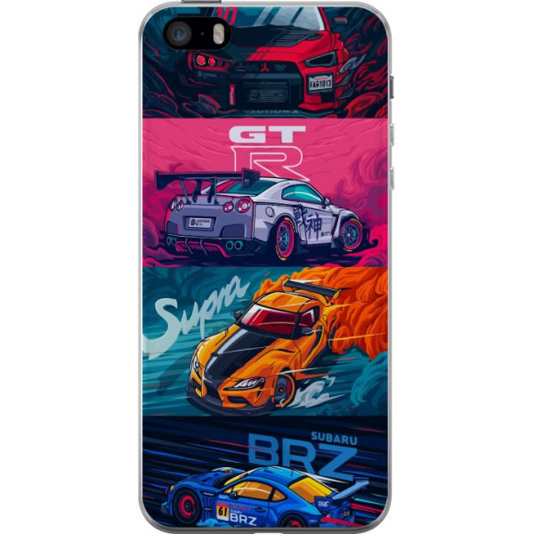 Apple iPhone SE (2016) Gennemsigtig cover Subaru Racing