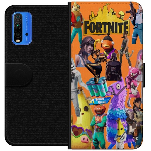 Xiaomi Redmi Note 9 4G Plånboksfodral Fortnite