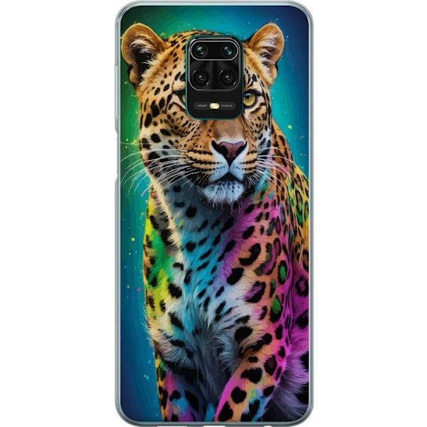 Xiaomi Redmi Note 9 Pro Gennemsigtig cover Leopard