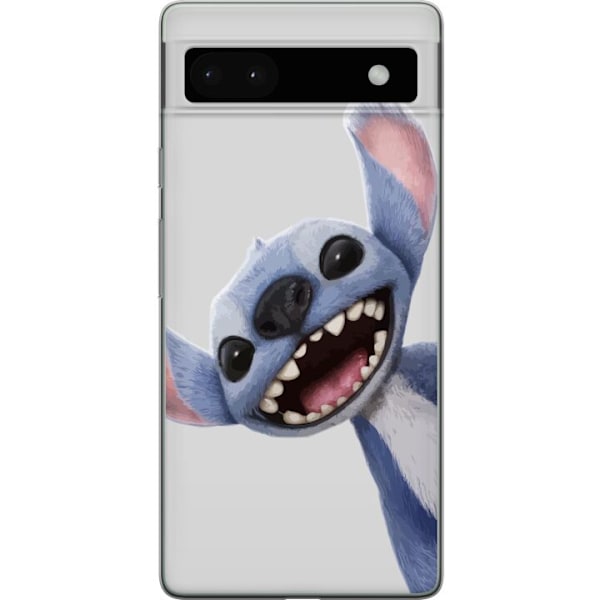 Google Pixel 6a Genomskinligt Skal Stitch i Fart – Kawaii De