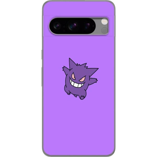 Google Pixel 8 Pro Genomskinligt Skal Gengar Pokémon