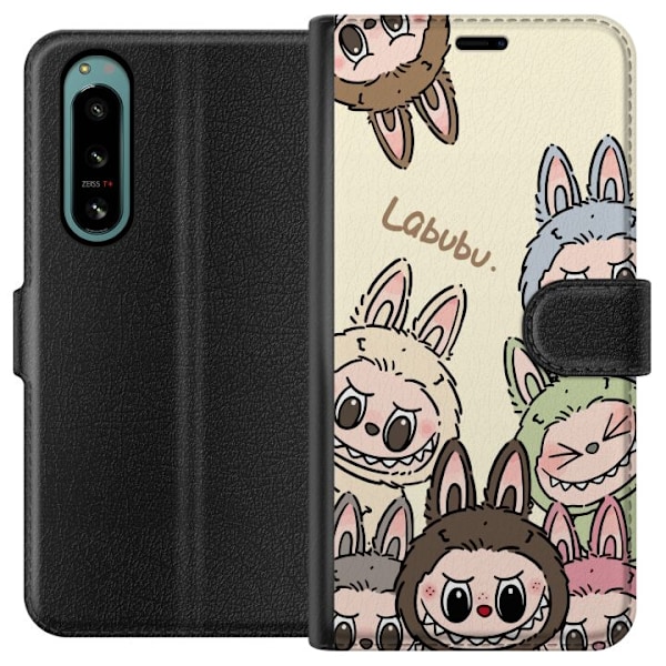 Sony Xperia 5 IV Tegnebogsetui Labubu Pastel Collection