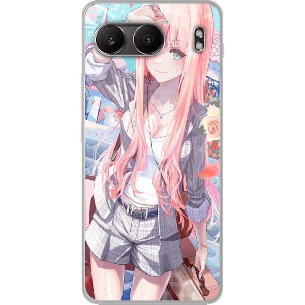 OnePlus Nord 4 Gennemsigtig cover Anime pige sød