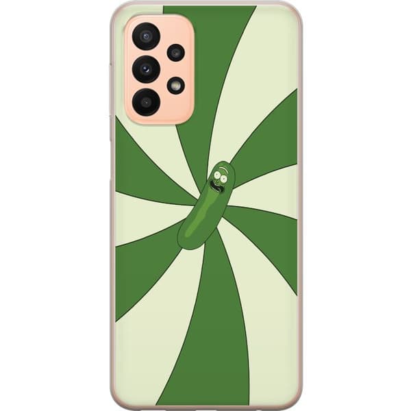 Kompatibelt Mobildeksel til Samsung Galaxy A23 Pickle Rick