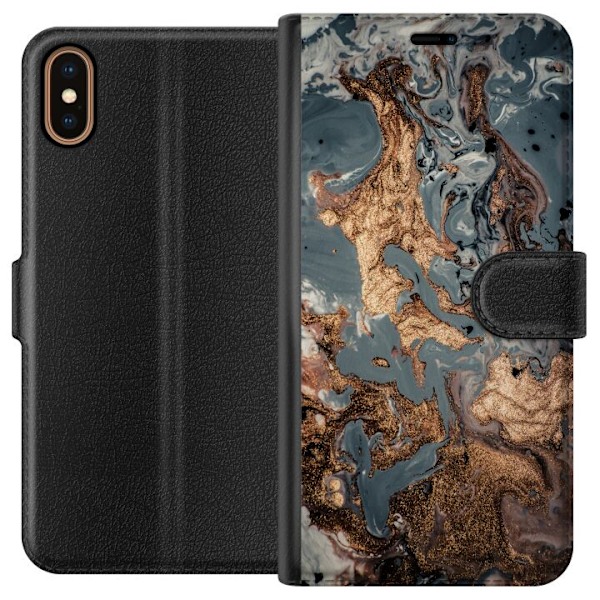 Apple iPhone X Tegnebogsetui Mønster