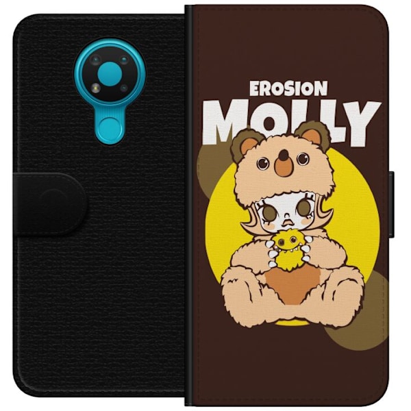 Nokia 3.4 Tegnebogsetui Pop Mart Erosion Molly