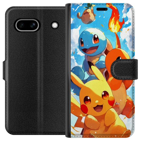 Google Pixel 7a Lompakkokotelo Pocket Creatures - innoittanut