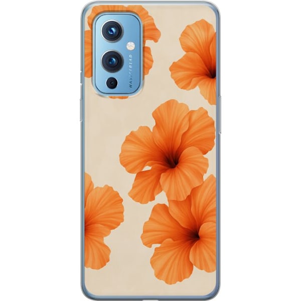 OnePlus 9 Läpinäkyvä kuori Papaya Punch