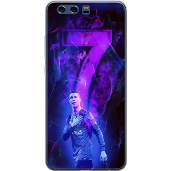 Huawei P10 Gennemsigtig cover Ronaldo 7 - Fodboldlegende i Handling for Fans