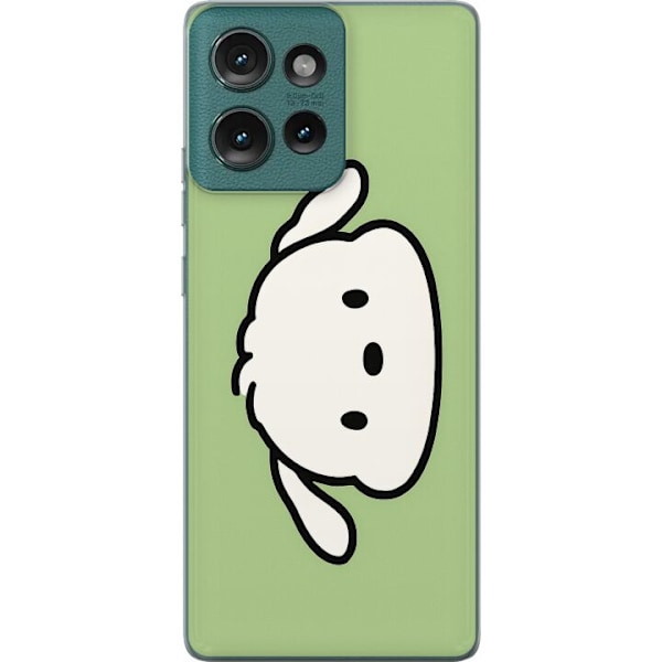 Motorola Edge 50 Läpinäkyvä kuori Snoopy Flip