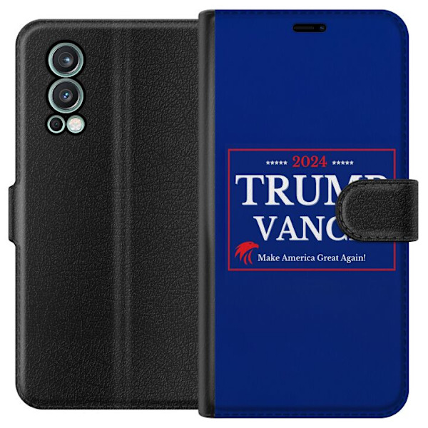 OnePlus Nord 2 5G Tegnebogsetui Trump | Vance 2024