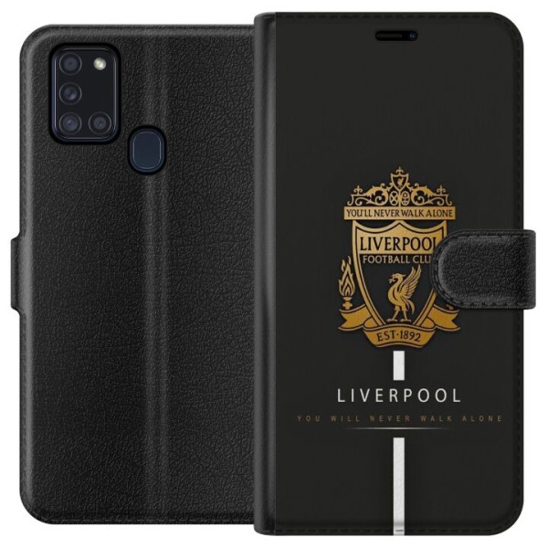 Samsung Galaxy A21s Tegnebogsetui Liverpool L.F.C.