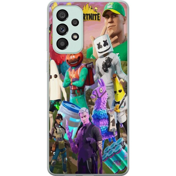 Samsung Galaxy A73 5G Gennemsigtig cover Fortnite