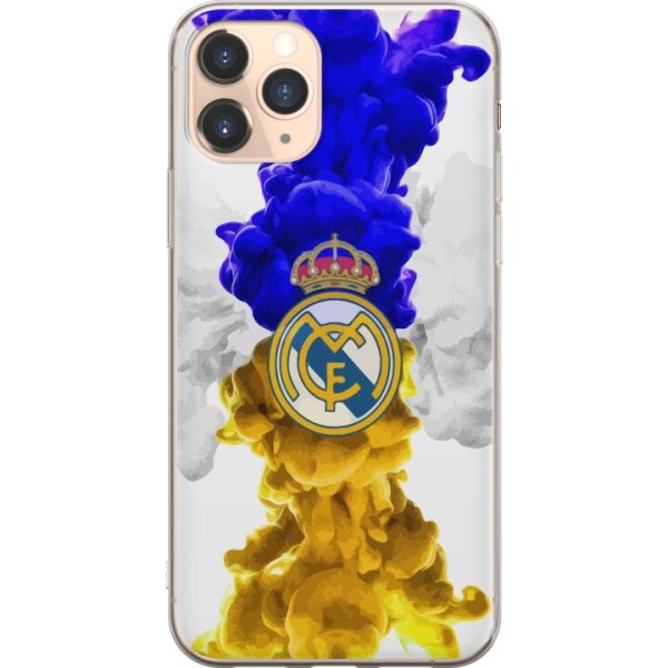 Apple iPhone 11 Pro Läpinäkyvä kuori Real Madrid Värit