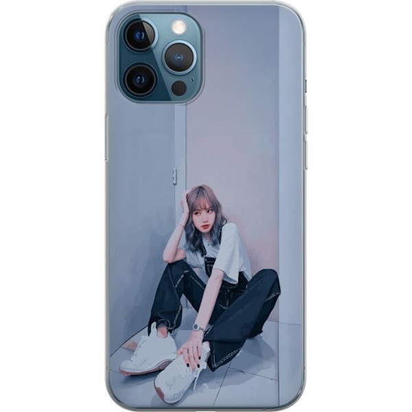 Apple iPhone 12 Pro Läpinäkyvä kuori Lisa from Blackpink – K-pop Style Icon