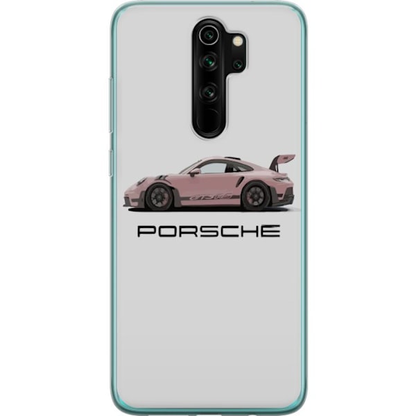 Xiaomi Redmi Note 8 Pro  Gjennomsiktig deksel Porsche 911 Pink