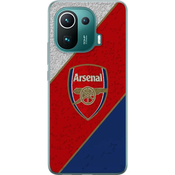 Xiaomi Mi 11 Pro Genomskinligt Skal Arsenal