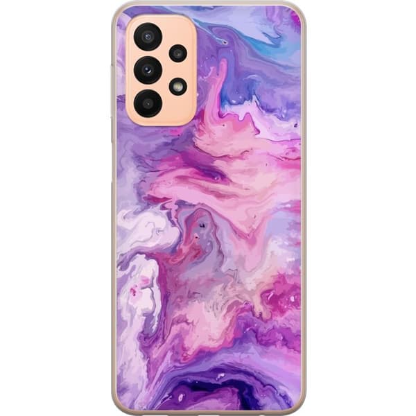 Kompatibelt Mobildeksel til Samsung Galaxy A23 Marmor