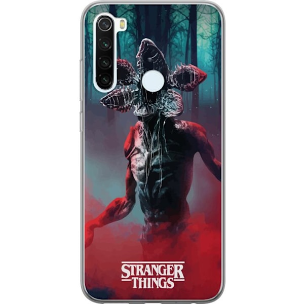 Xiaomi Redmi Note 8 Genomskinligt Skal Stranger Things Monster