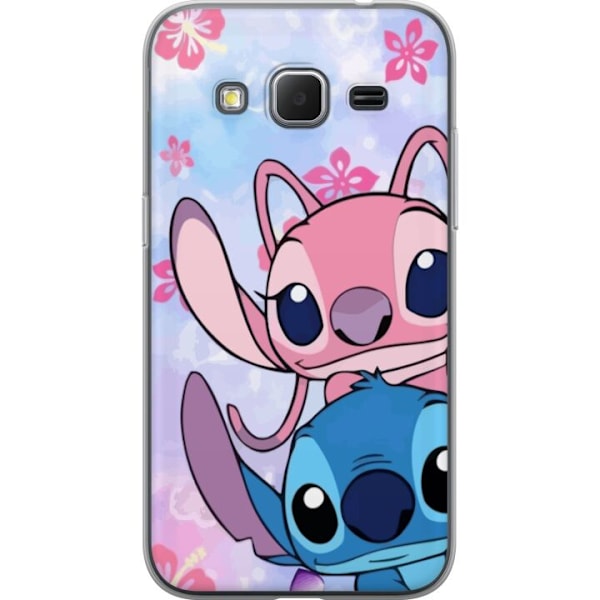 Samsung Galaxy Core Prime Genomskinligt Skal Stitch & Angel