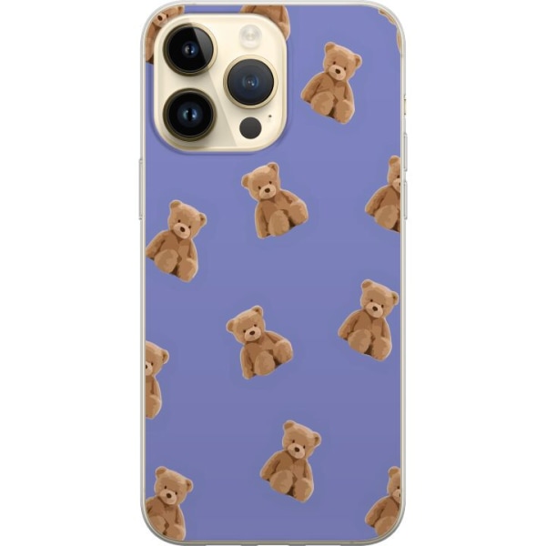 Apple iPhone 14 Pro Max Gennemsigtig cover Flyvende bjørne
