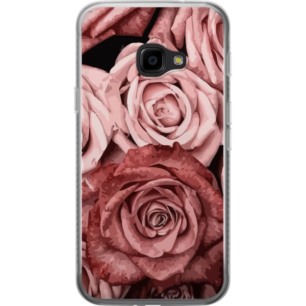 Samsung Galaxy Xcover 4 Läpinäkyvä kuori Ruusut