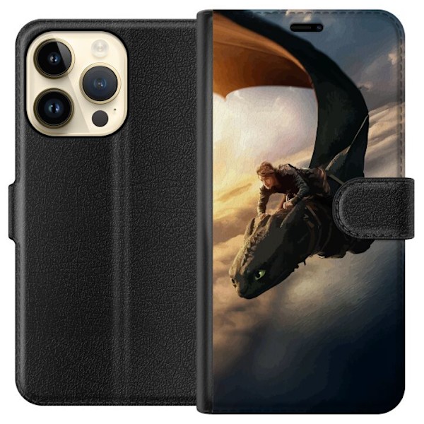 Apple iPhone 14 Pro Tegnebogsetui Drage Træner