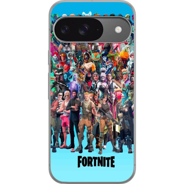 Google Pixel 9 Gennemsigtig cover Fortnite