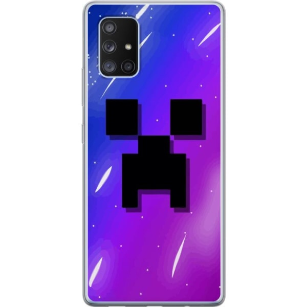 Samsung Galaxy A71 5G Gennemsigtig cover Minecraft