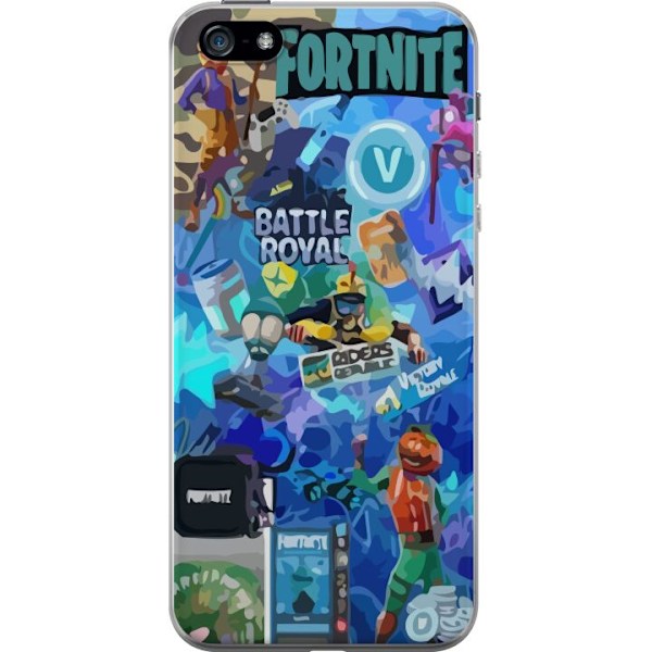 Apple iPhone 5 Gennemsigtig cover Fortnite