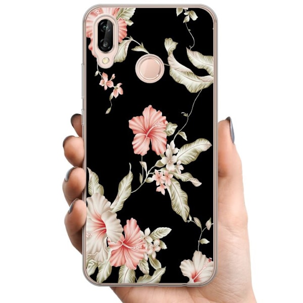 Huawei P20 lite TPU Mobilskal Blommor