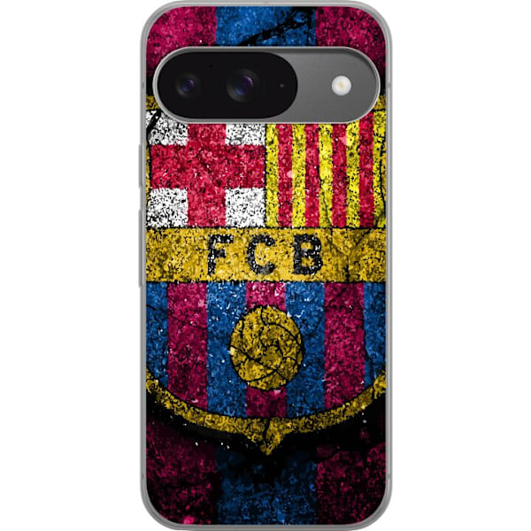 Google Pixel 9 Läpinäkyvä kuori FC Barcelona