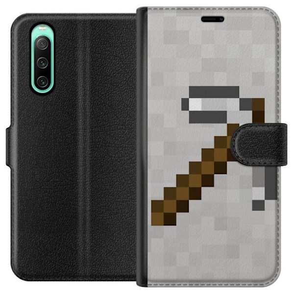 Sony Xperia 10 IV Tegnebogsetui Minecraft Værktøjer