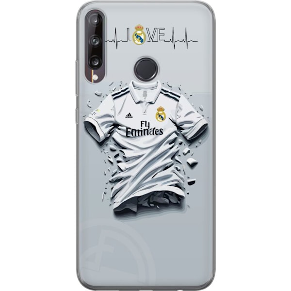 Huawei P40 lite E Gennemsigtig cover Real Madrid