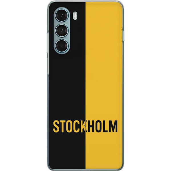 Motorola Moto G200 5G Gennemsigtig cover Stockholm – fodbold