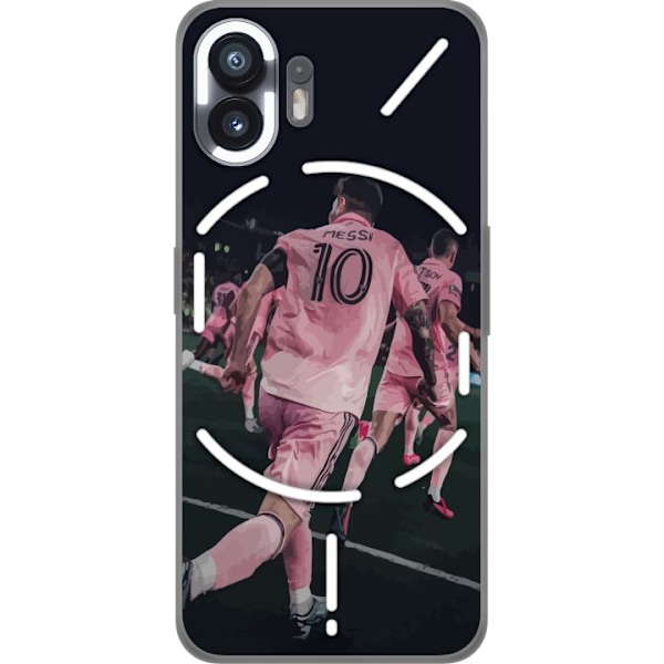 Nothing Phone (2) Gennemsigtig cover Lionel Messi