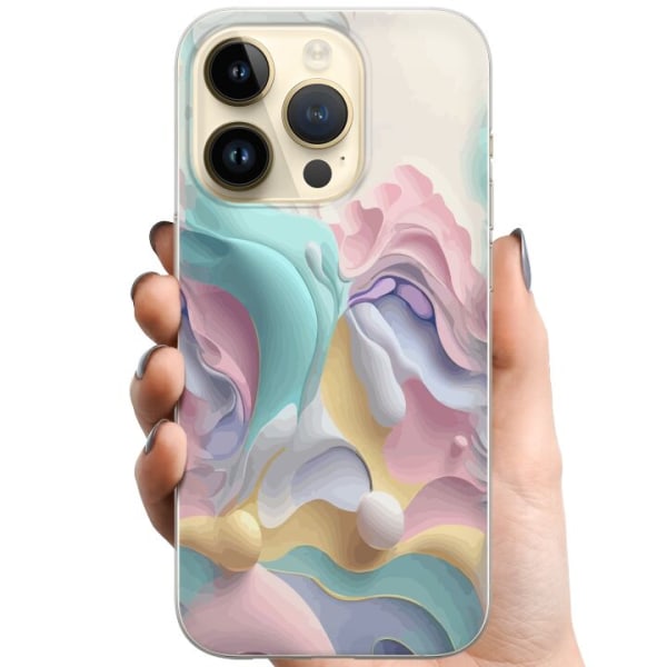 Apple iPhone 15 Pro TPU Mobilskal Pastell
