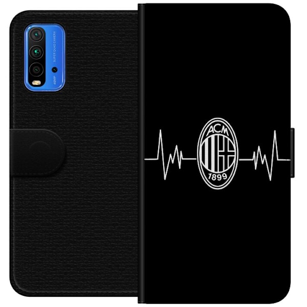 Xiaomi Redmi Note 9 4G Lompakkokotelo AC Milan