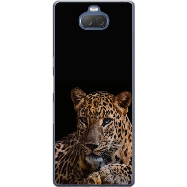 Sony Xperia 10 Plus Gennemsigtig cover Leopard