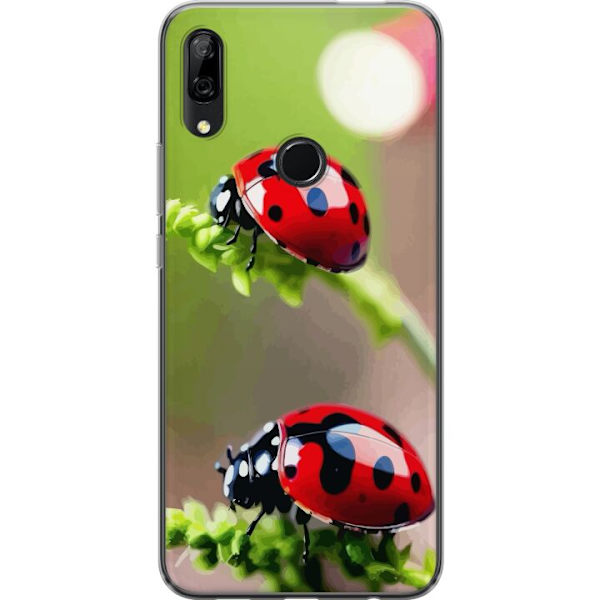 Huawei P Smart Z Läpinäkyvä kuori Leppäkerttu Hyönteinen Onni Symboli Luontoaihe Suosittu Graafinen Motiivi Koristelu Kesäkiertue