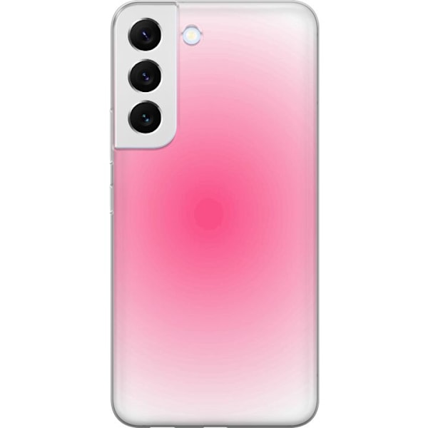 Samsung Galaxy S22 5G Läpinäkyvä kuori Pinkki Pilvi